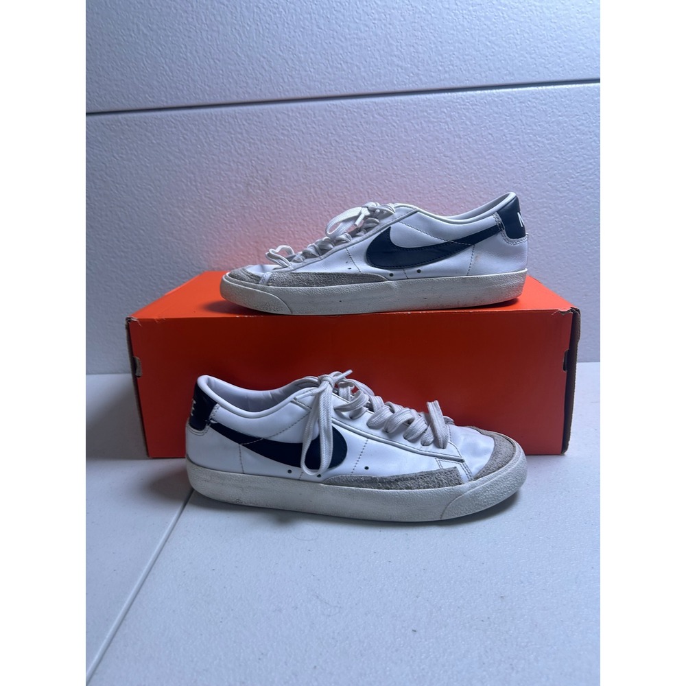 Nike Blazer Low 77 White Black Size 9 #3165